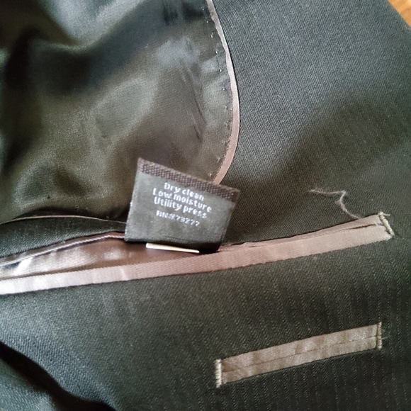 Marc Anthony Men's Suit Jacket Blazer 40L Black - Picture 7 of 8